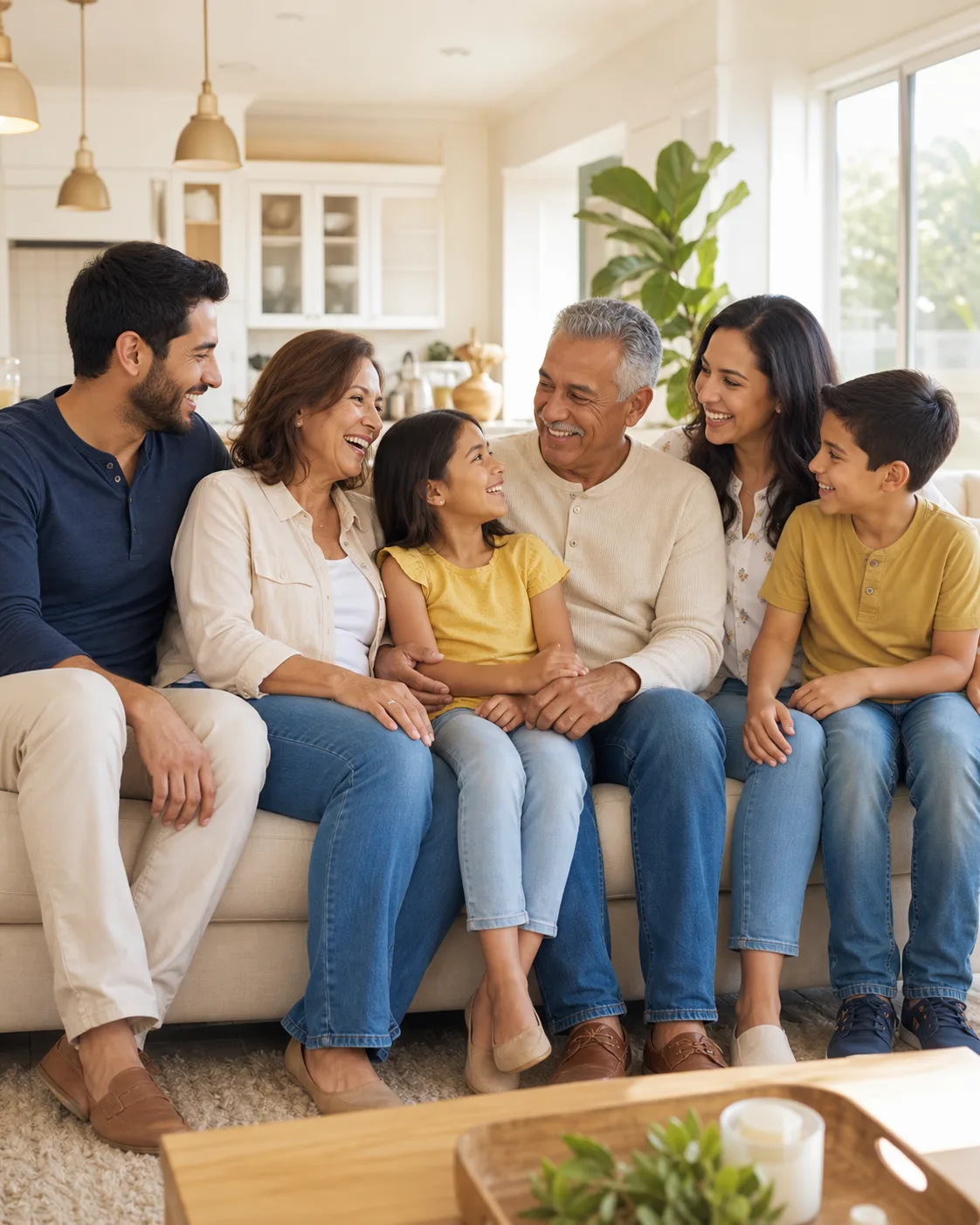 A family planning its future together