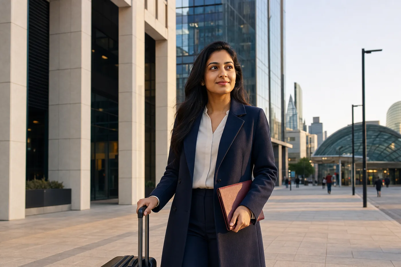 A skilled professional beginning an international career